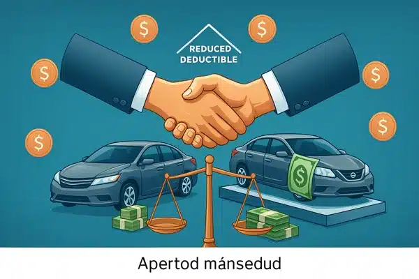 franquia reduzida no seguro autoAperto de mãos simbolizando acordo no seguro auto.