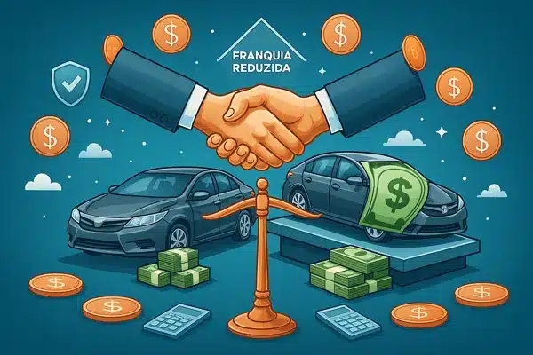 franquia reduzida no seguro auto Aperto de mãos simbolizando franquia reduzida no seguro auto.