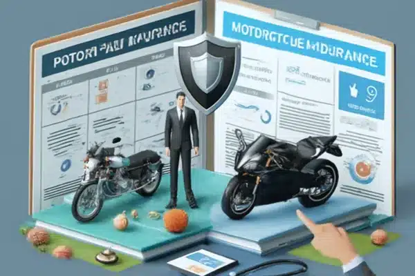 Seguro de Moto Potente Comparação entre seguro de moto potente e comum, com motos de diferentes características