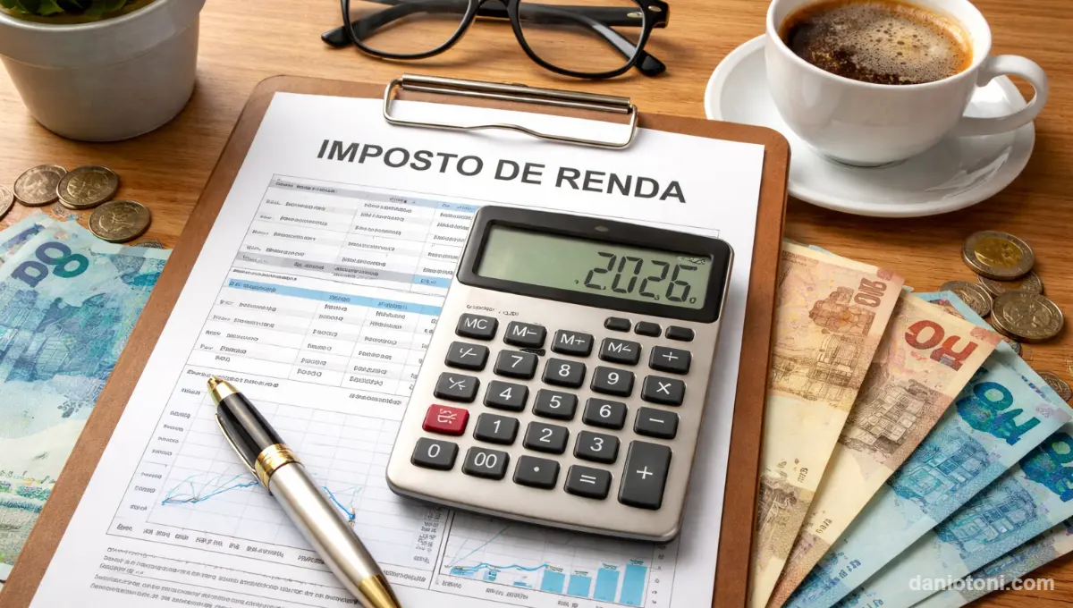 Como pagar menos imposto de renda legalmente em 2026 com planejamento financeiro e cálculo de valores