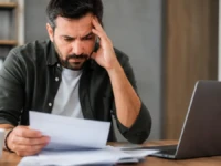 homem preocupado com não pagar a antecipação do FGTS em 2026