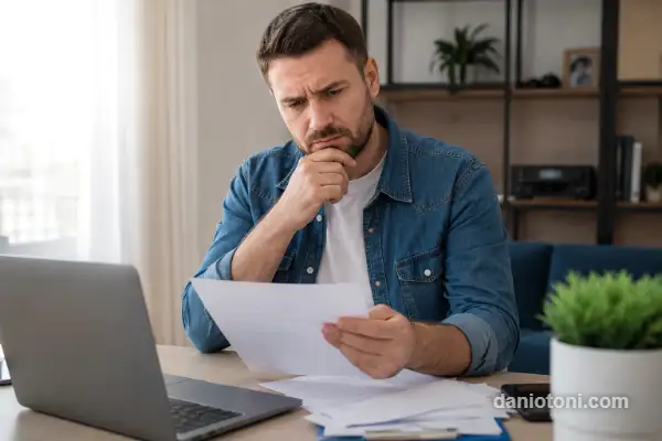 homem analisando o primeiro erro que deve ser evitado na antecipação do FGTS em 2026