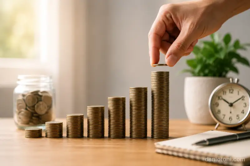 Quanto rende 10 mil investidos em 2026 com o crescimento dos juros compostos por meio de aportes mensais.